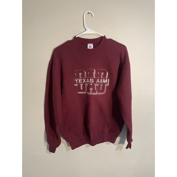 Jerzees Other - Vintage Jerzees Super Sweats Texas A&M Dad Pullover Sweatshirt Size M